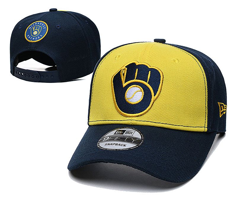 Cheap 2021 MLB Milwaukee Brewers Hat TX326